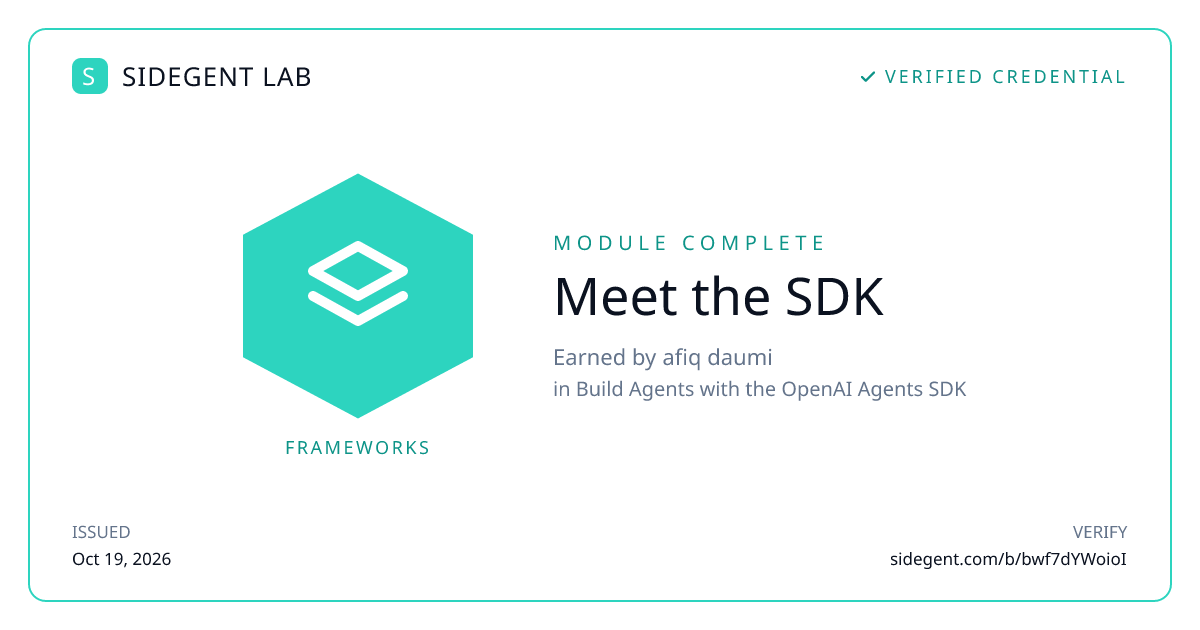 Meet the SDK