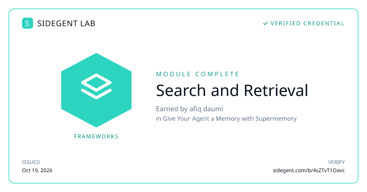 Search and Retrieval