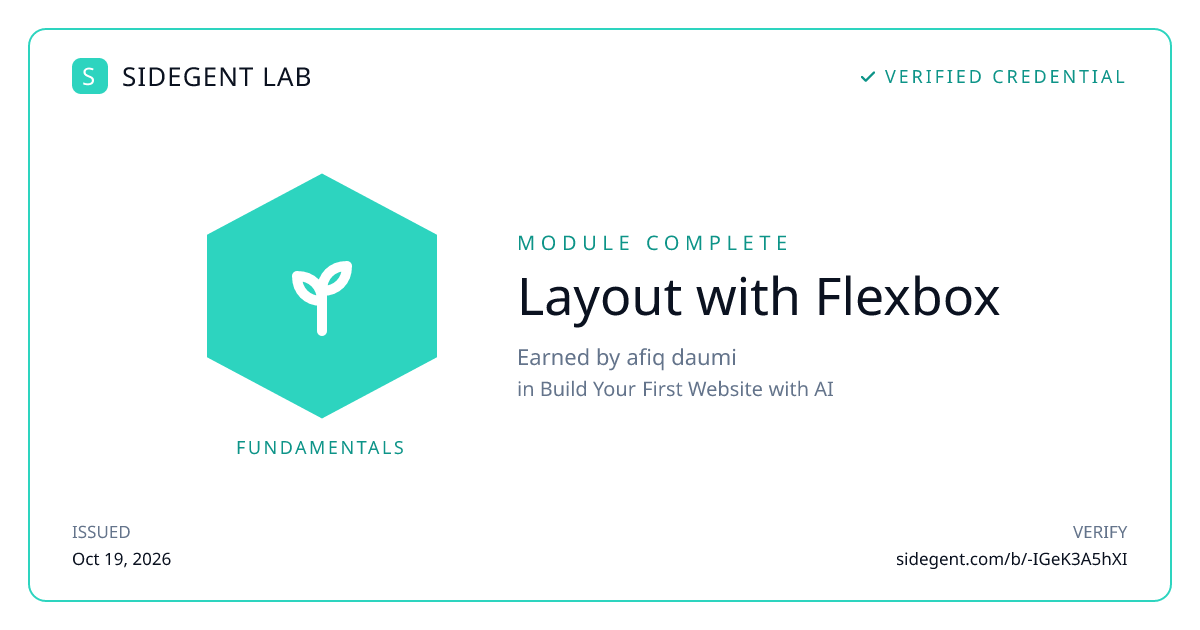 Layout with Flexbox